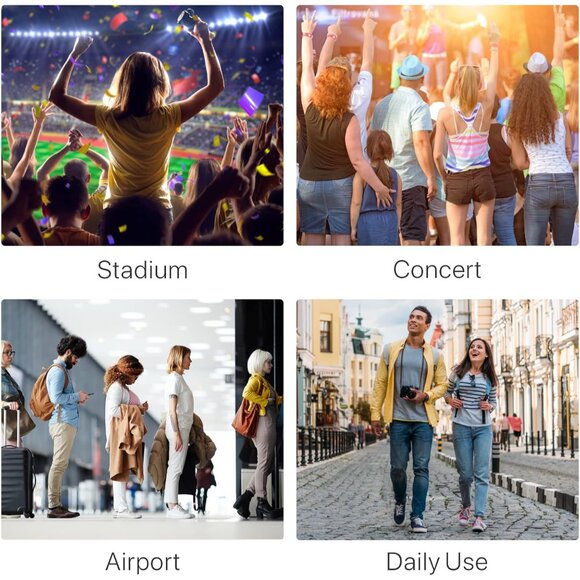 Clear Bag for Stadium Events - Small Clear Purses for Women Crossbody Messenger - Picture 9 of 9